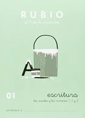 Couverture du produit · Rubio 01 - Caligrafía Escolar Rubio: Escritura 01 (Escritura RUBIO)