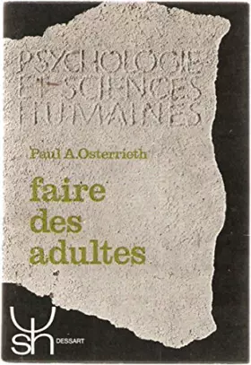 Couverture du produit · Faire des Adultes