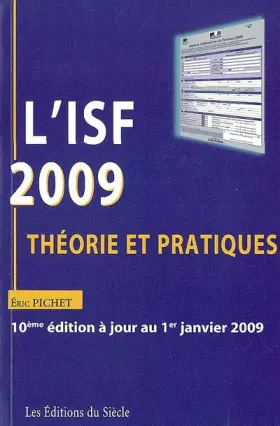 Couverture du produit · L'ISF 2009 : théorie et pratiques