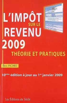 Couverture du produit · L'impôt sur le revenu 2009 : théorie et pratiques