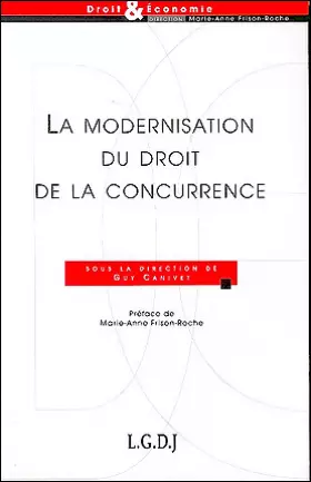 Couverture du produit · La modernisation du droit de la concurrence