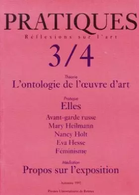 Couverture du produit · Pratiques et réflexions sur l'art