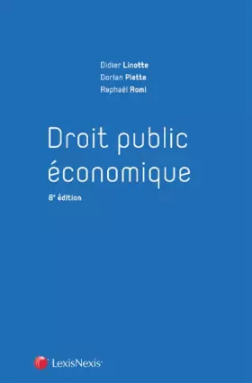 Couverture du produit · Droit public économique