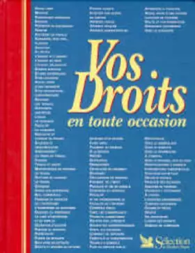 Couverture du produit · Vos droits en toute occasion