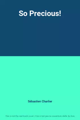 Couverture du produit · So Precious!