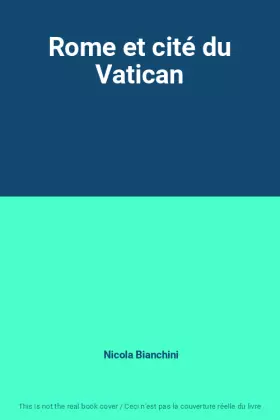 Couverture du produit · Rome et cité du Vatican