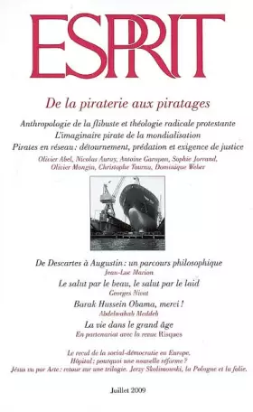 Couverture du produit · De la piraterie aux piratages (Revue Esprit n° 356 Juillet 2009)