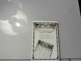 Couverture du produit · Projet de traité établissant une Constitution pour l'Europe tel qu'agréé par la Conférence intergouvernementale du 18 juin 2004