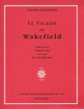 Couverture du produit · Le Vicaire de Wakefield (livre non massicoté)
