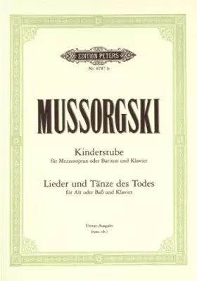 Couverture du produit · Kinderstube + Lieder und Taenze des Todes. Gesang Mittel, Gesang Tief, Klavier