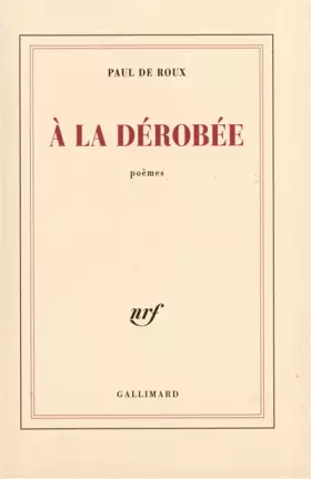 Couverture du produit · À la dérobée