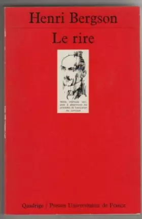 Couverture du produit · Le Rire: Essai Sur La Signification Du Comique