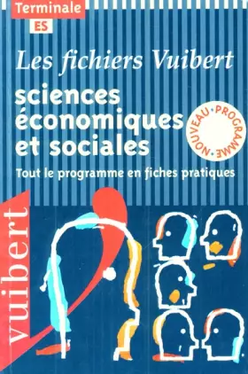 Couverture du produit · Sciences économiques et sociales, terminale ES
