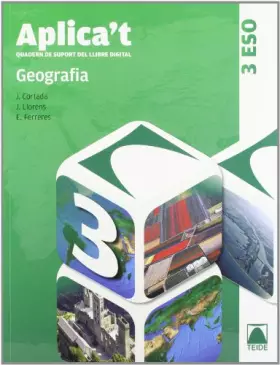 Couverture du produit · Aplica't. Quadern de suport al llibre digital. Geografia 3er ESO - 9788430789245