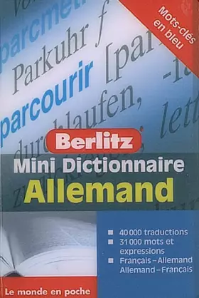 Couverture du produit · Mini dictionnaire allemand