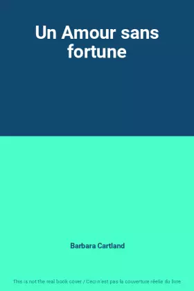 Couverture du produit · Un Amour sans fortune