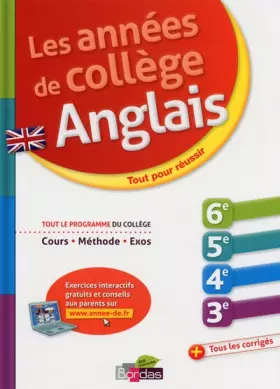 Couverture du produit · Les Années de collège - Anglais