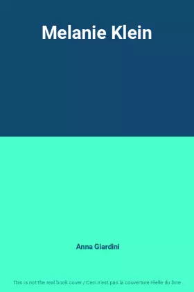 Couverture du produit · Melanie Klein