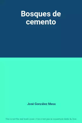 Couverture du produit · Bosques de cemento