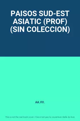Couverture du produit · PAISOS SUD-EST ASIATIC (PROF) (SIN COLECCION)