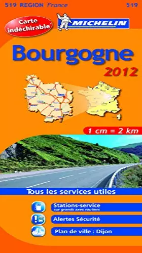 Couverture du produit · Carte REGION Bourgogne 2012