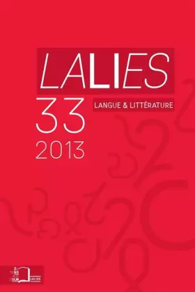 Couverture du produit · Lalies 33 / 2013
