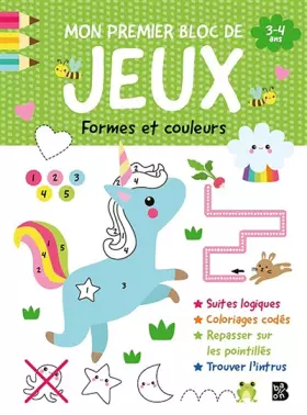 Couverture du produit · Mon premier bloc de jeux - Formes et couleurs