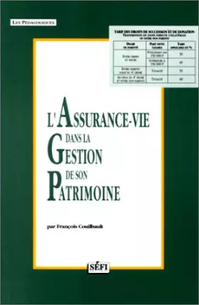 Couverture du produit · L'assurance-vie dans la gestion du patrimoine