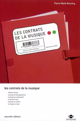 Couverture du produit · Les contrats de la Musique : Le juridique au service de la musique