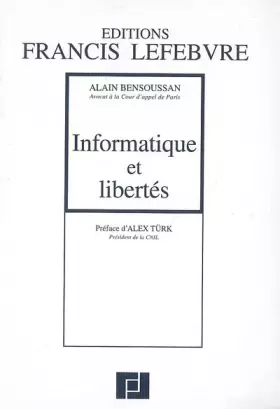 Couverture du produit · Informatique et libertés