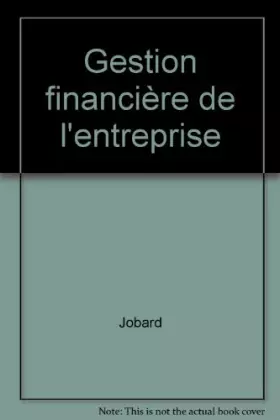 Couverture du produit · Gestion financière de l'entreprise