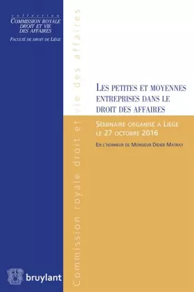 Couverture du produit · Les petites et moyennes entreprises dans le droit des affaires