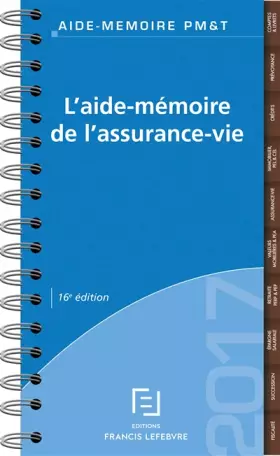 Couverture du produit · L'aide-mémoire de l'assurance-vie