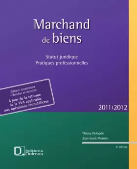 Couverture du produit · Marchand de biens : Statut juridique Pratiques professionnelles