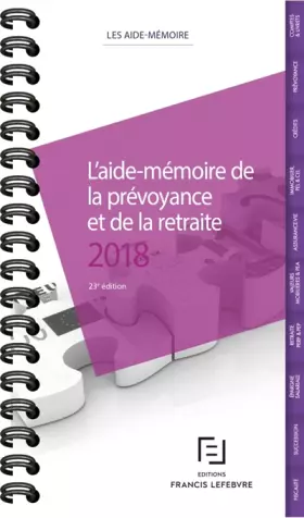 Couverture du produit · L'aide-mémoire de la prévoyance et de la retraite