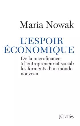 Couverture du produit · L'espoir économique