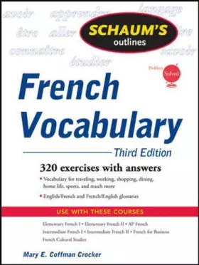 Couverture du produit · Schaum's Outline of French Vocabulary, 3ed