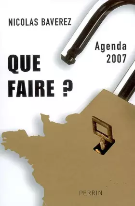 Couverture du produit · Que faire ? : Agenda 2007