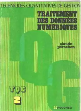 Couverture du produit · Traitements des données numeriques / TQG 2