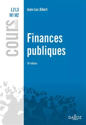 Couverture du produit · Finances publiques - 10e éd.