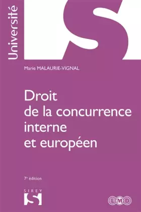 Couverture du produit · Droit de la concurrence interne et européen