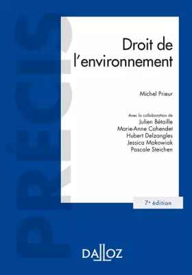 Couverture du produit · Droit de l'environnement