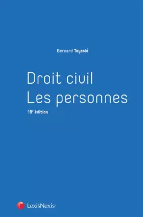 Couverture du produit · Droit civil les personnes