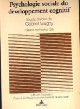 Couverture du produit · Psychologie sociale du developpement cognitif