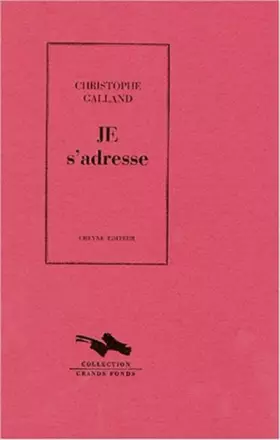 Couverture du produit · JE s'adresse : Pour une voix