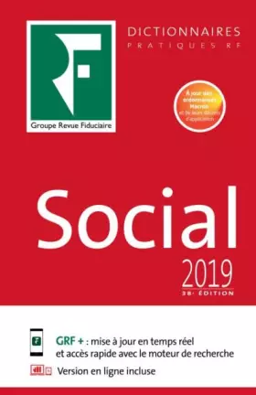 Couverture du produit · Dictionnaire social 2019