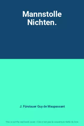 Couverture du produit · Mannstolle Nichten.