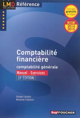 Couverture du produit · Comptabilité financière - 19e édition - Millésime 2014-2015 - Nº20