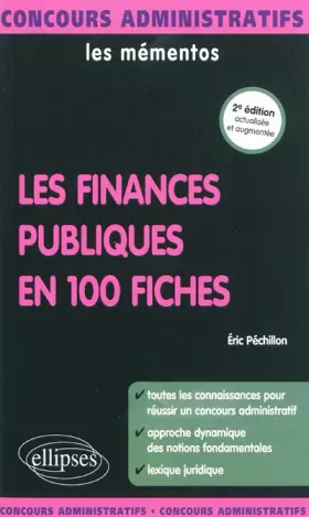 Couverture du produit · Finances publiques en 100 fiches actualisée & augmentée