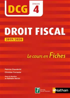 Couverture du produit · Droit fiscal - DCG 4 - Le cours en fiches par épreuve